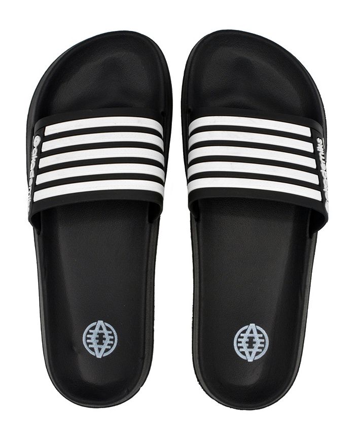 Akademiks Men's Stripe Slides Macy's