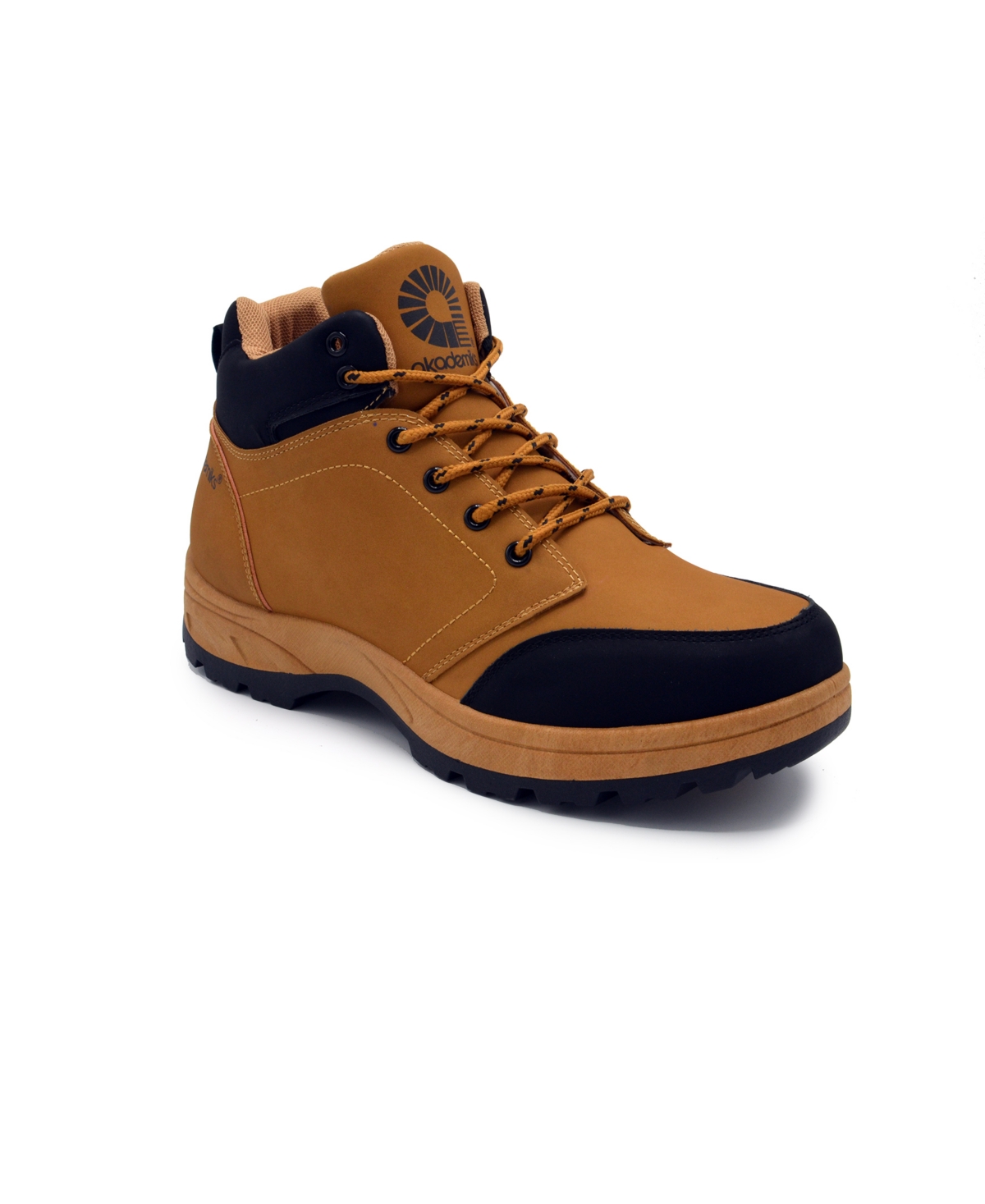 Akademiks Athletic Lace-up Hiking Boot In Wheat