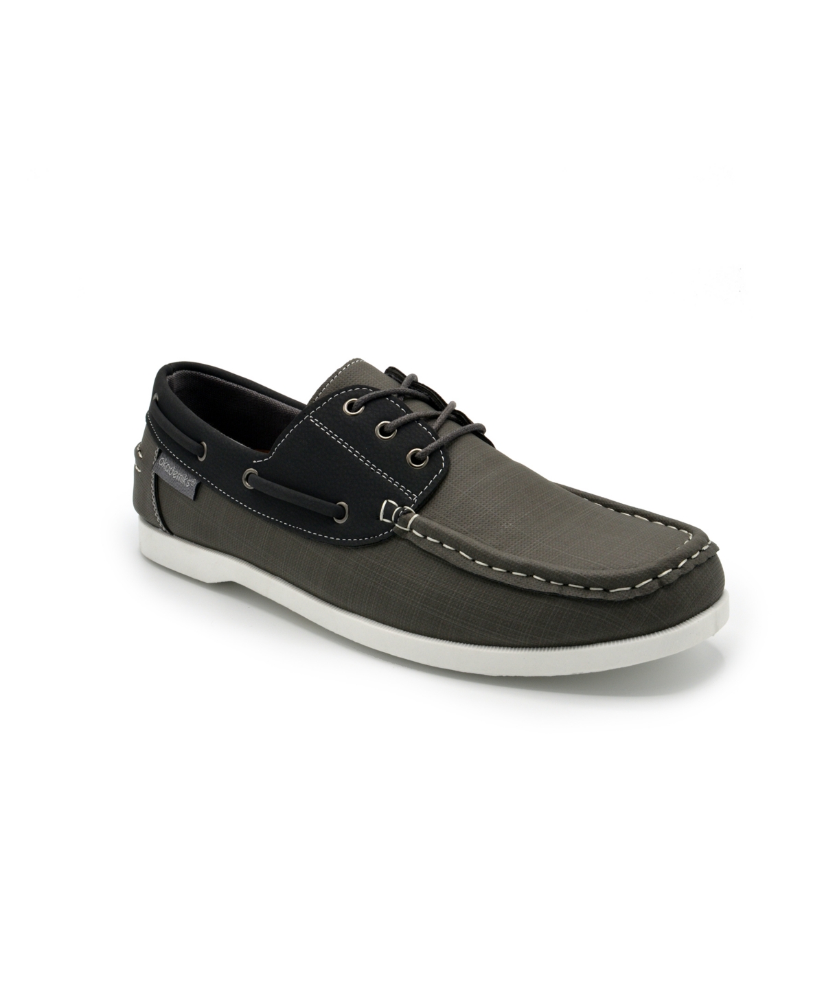 Akademiks Men's Marina 2.0 Lace-up Boat Shoes In Gray