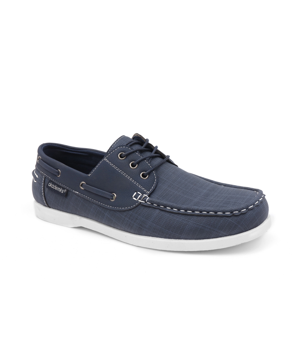 Akademiks Men's Marina 2.0 Lace-up Boat Shoes Men's Shoes In Navy