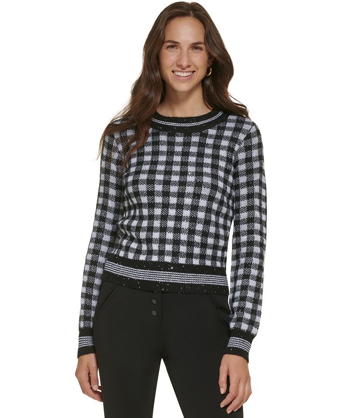 Plaid pullover women's store