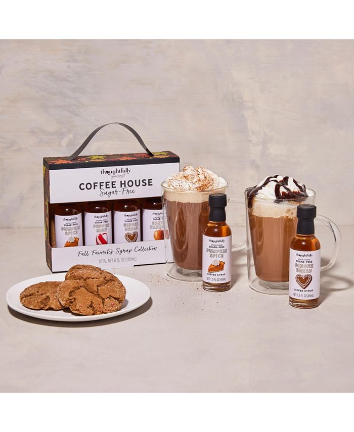 Thoughtfully Gourmet, Coffee House Fall Collection Gift Set, Set of 4