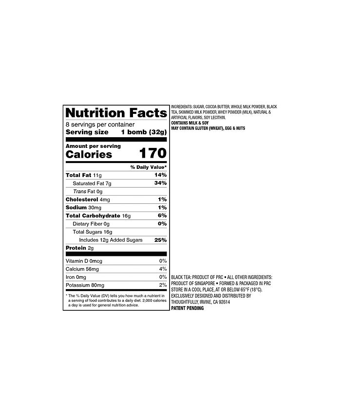 Thoughtfully BomBombs, Chai Tea Latte Bomb Gift Set, Set of 8 Macy's