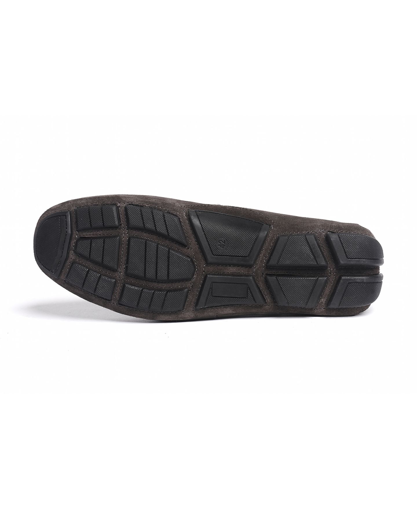 Мужские туфли Anthony Veer Cruise Driver Slip-On Leather, цвет: Пепельный серый замшевый — фото 5