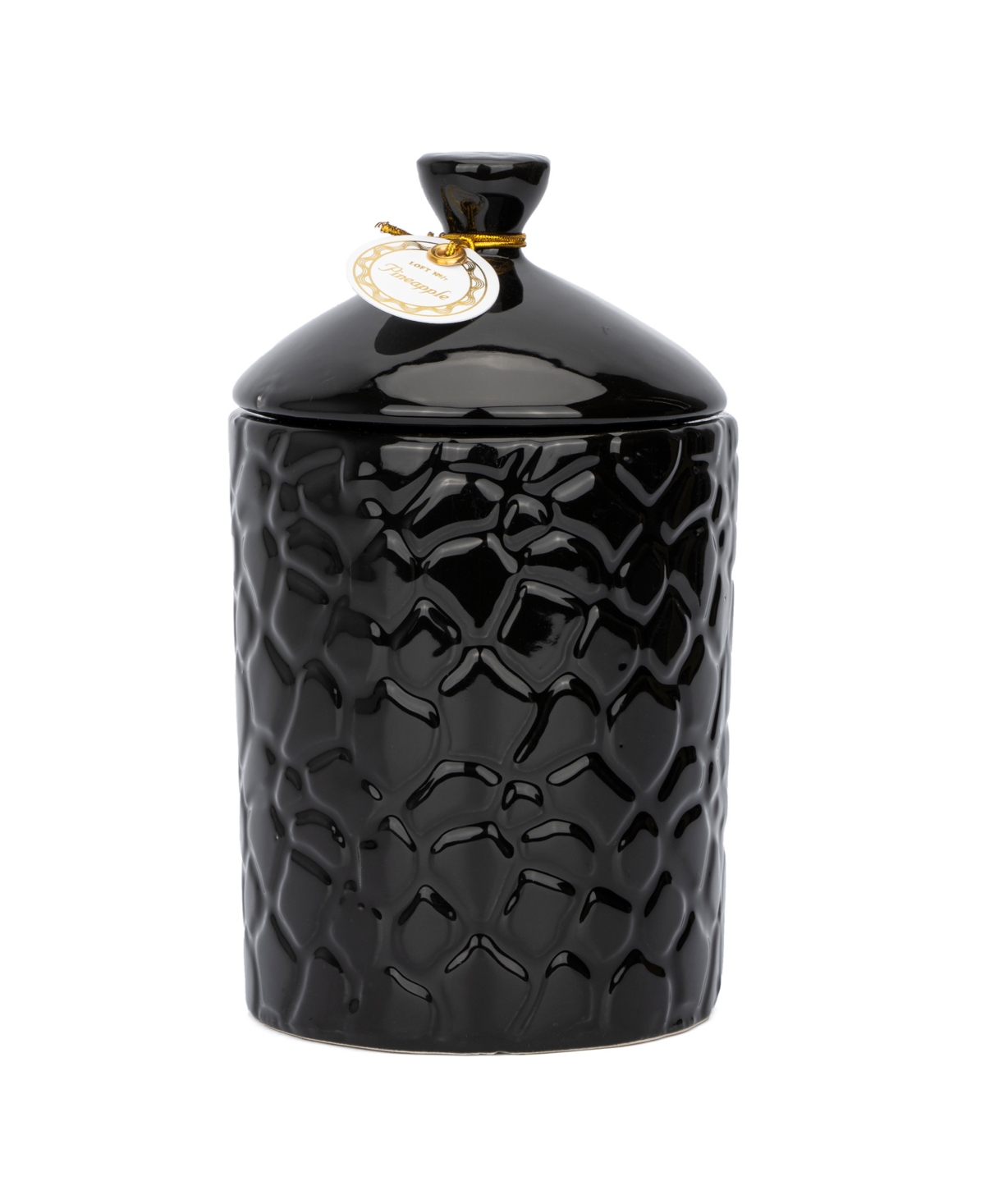 Hybrid & Company Pineapple Scented Jar Candle In Black