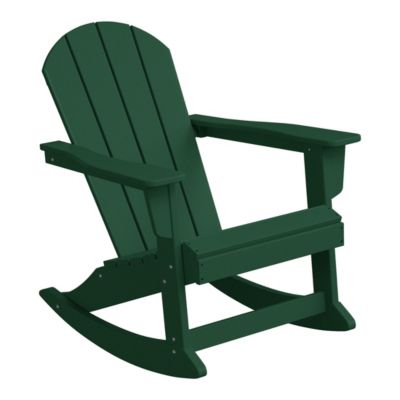 Outdoor Patio Porch Rocking Adirondack Chair (Set of 2)
