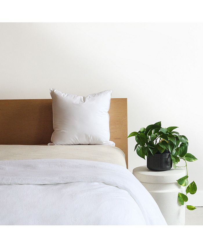 Bokser Home 20" x 20" Down Alternative White Square Pillow Insert Macy's