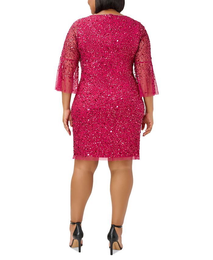 plus size cocktail gown