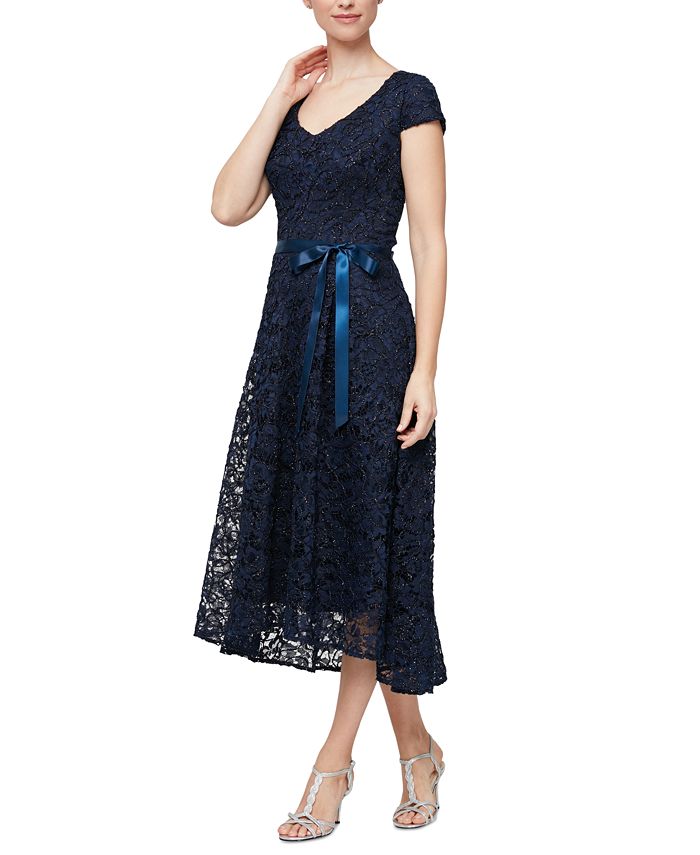 Alex cap 2025 sleeve lace dress