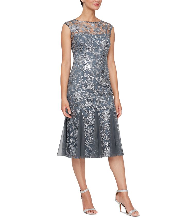 Alex evenings fit and flare dress online