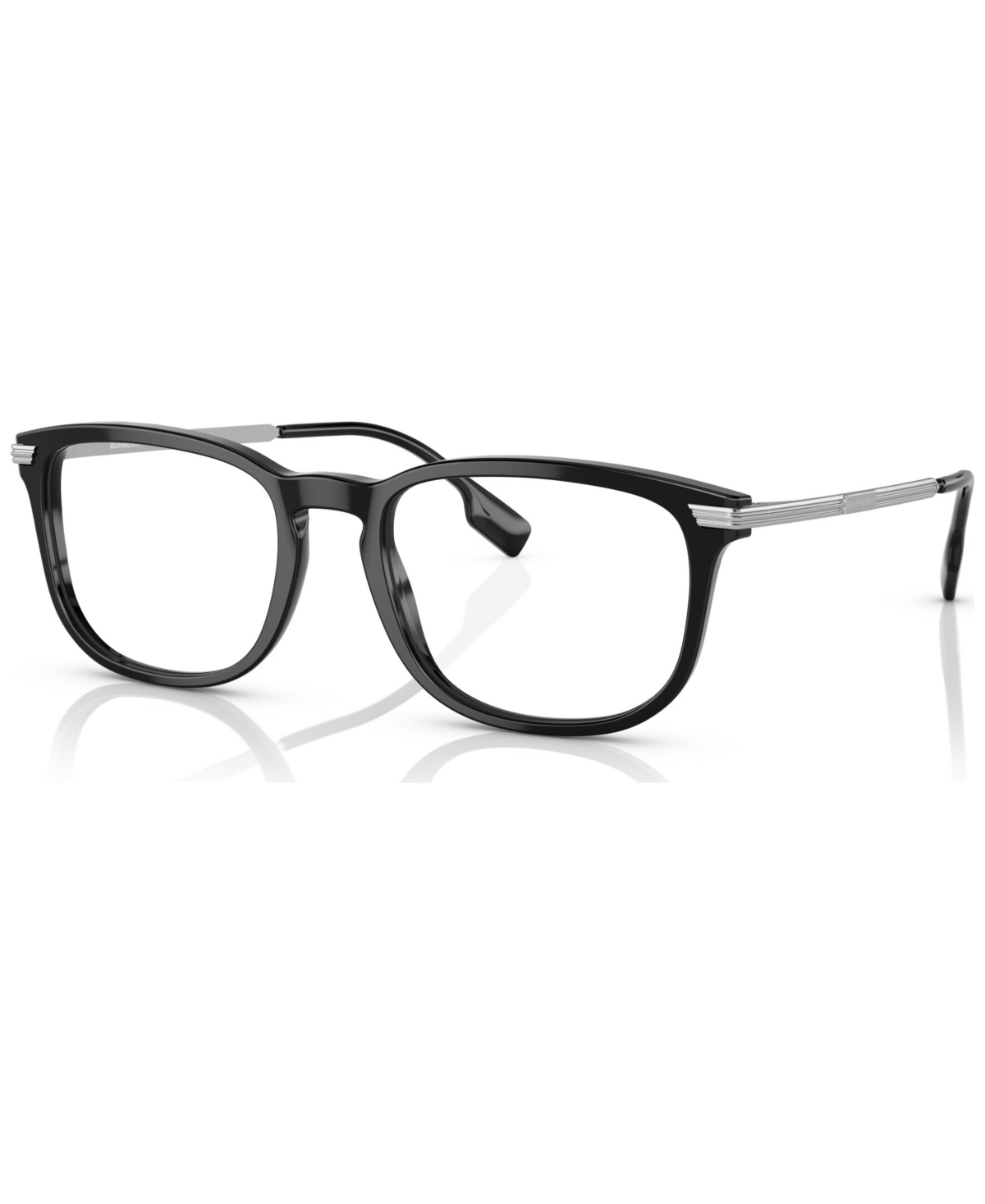 Men's Rectangle Eyeglasses, BE236954-o - Black