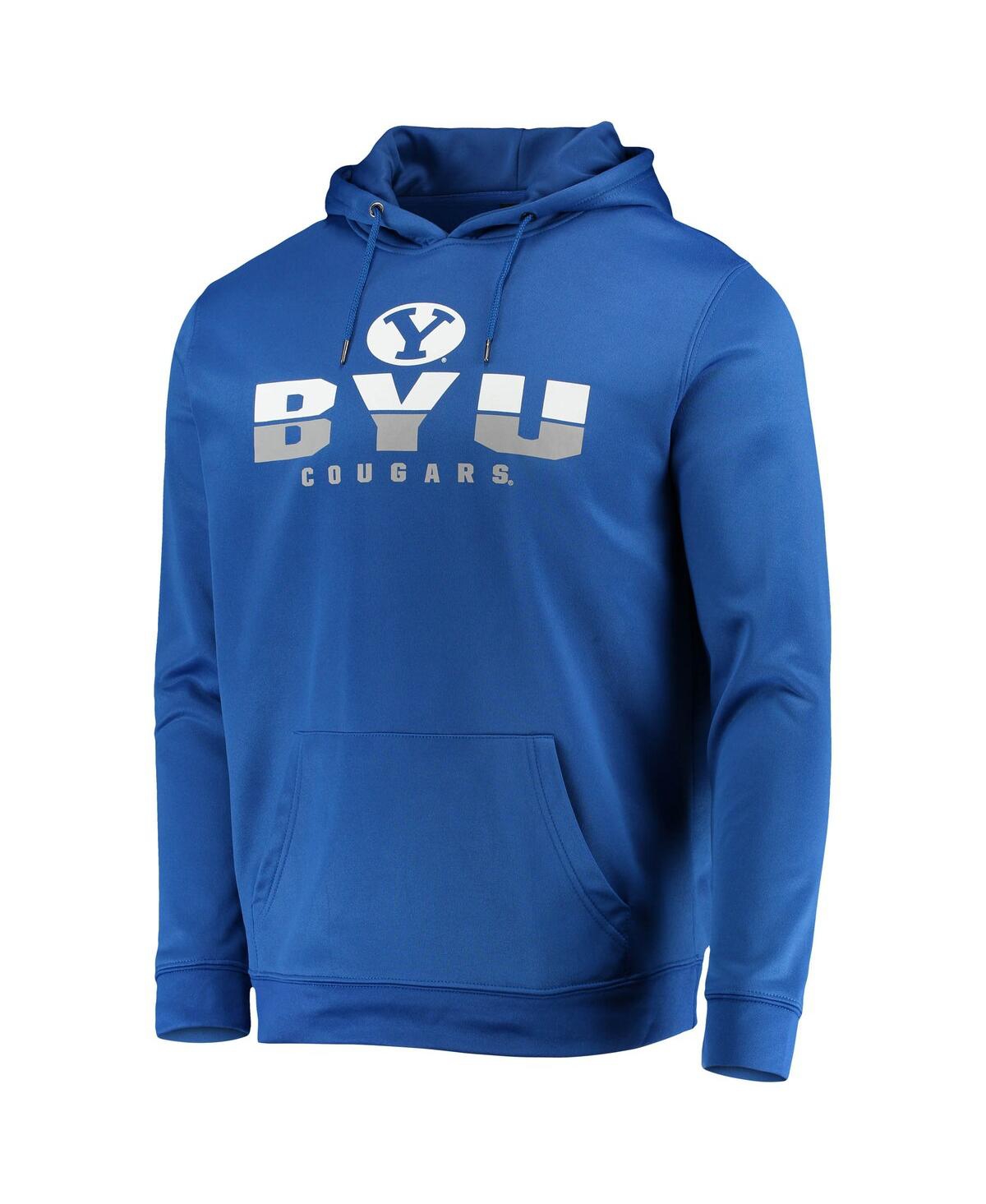 Colosseum Men's  Royal Byu Cougars Lantern Pullover Hoodie In Royal