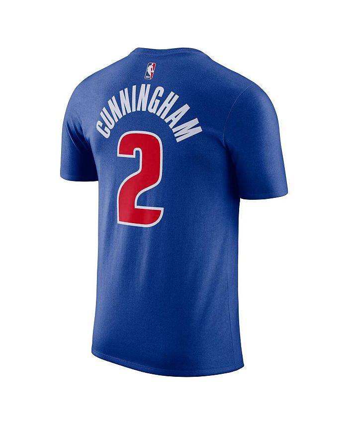 Nike Men's Cade Cunningham Blue Detroit Pistons Icon 2022/23 Name and ...