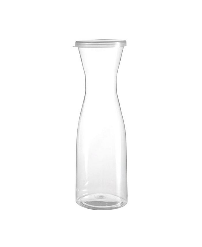 Smarty Had A Party 35 oz. Clear Large Disposable Plastic Wine Carafes ...