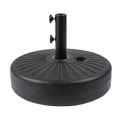 9 Ft Outdoor Patio Market Umbrella with Black Round Base