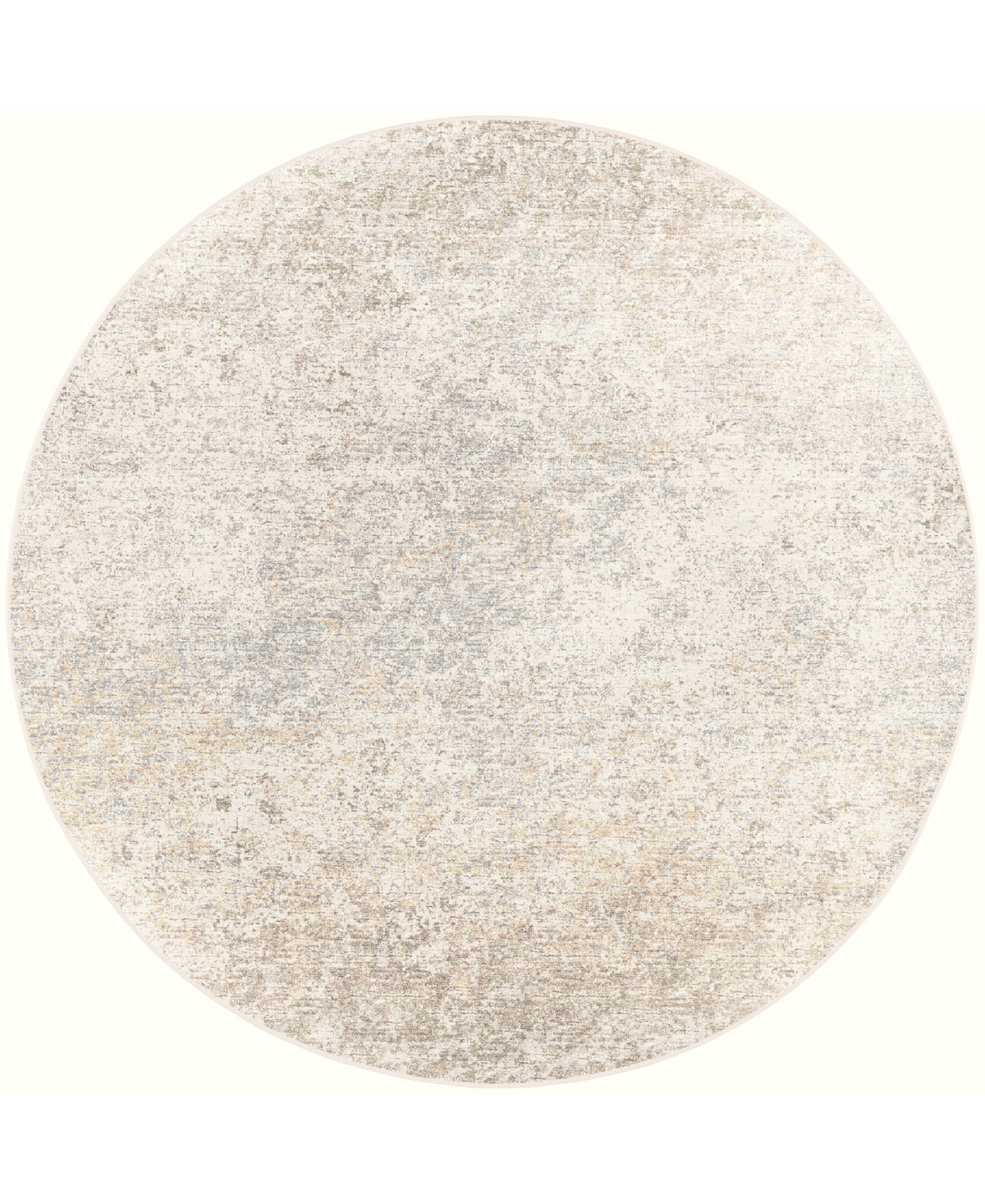 D Style Briggs Brg-3 6' x 6' Round Area Rug - Khaki