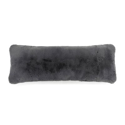 Oversized Ultra Soft Faux Fur Lumbar Bed Pillow