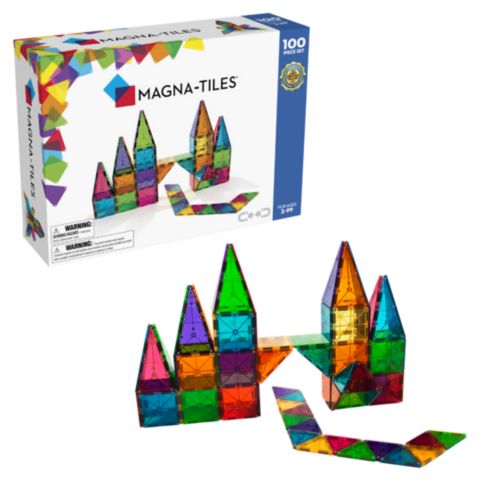 Детский конструктор Magna-Tiles® MAGNA-TILES Classic 100-Piece Magnetic Construction Set