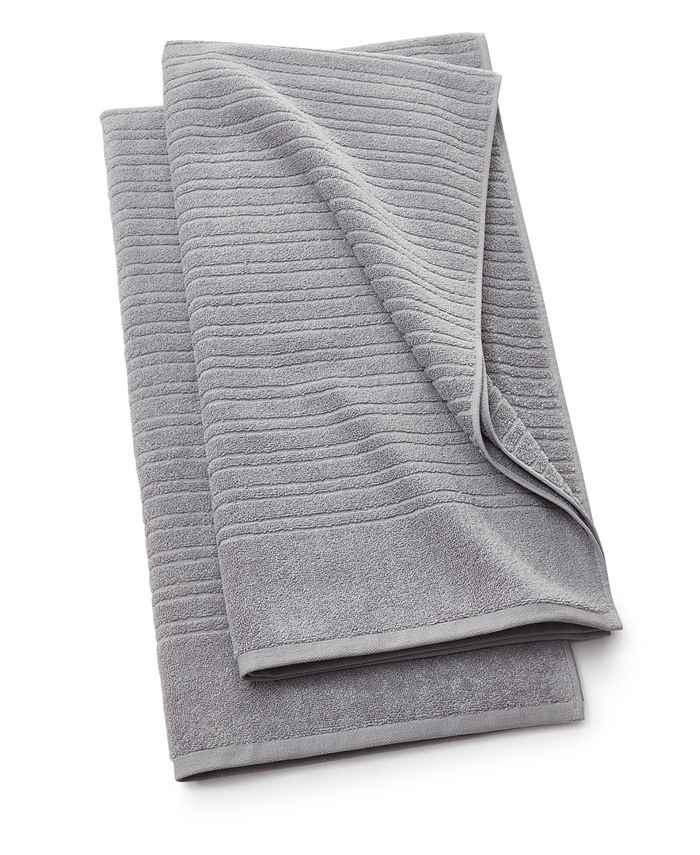 Home Design Quick Dry Cotton 2-pc. Bath Towel Set, Created for Macy's - White