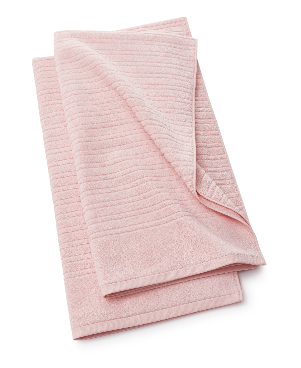 Home Design Quick Dry Cotton 2-pc. Bath Towel Set, Created For Macy's In Pink Dogwood
