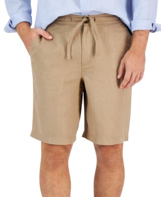 Club Room - Men's Linen Drawstring Shorts