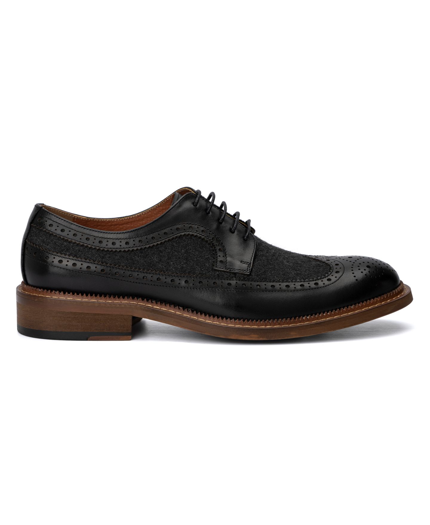 Мужские туфли Vintage Foundry Co Garret Lace-Up Oxfords, цвет: Чёрный — фото 2