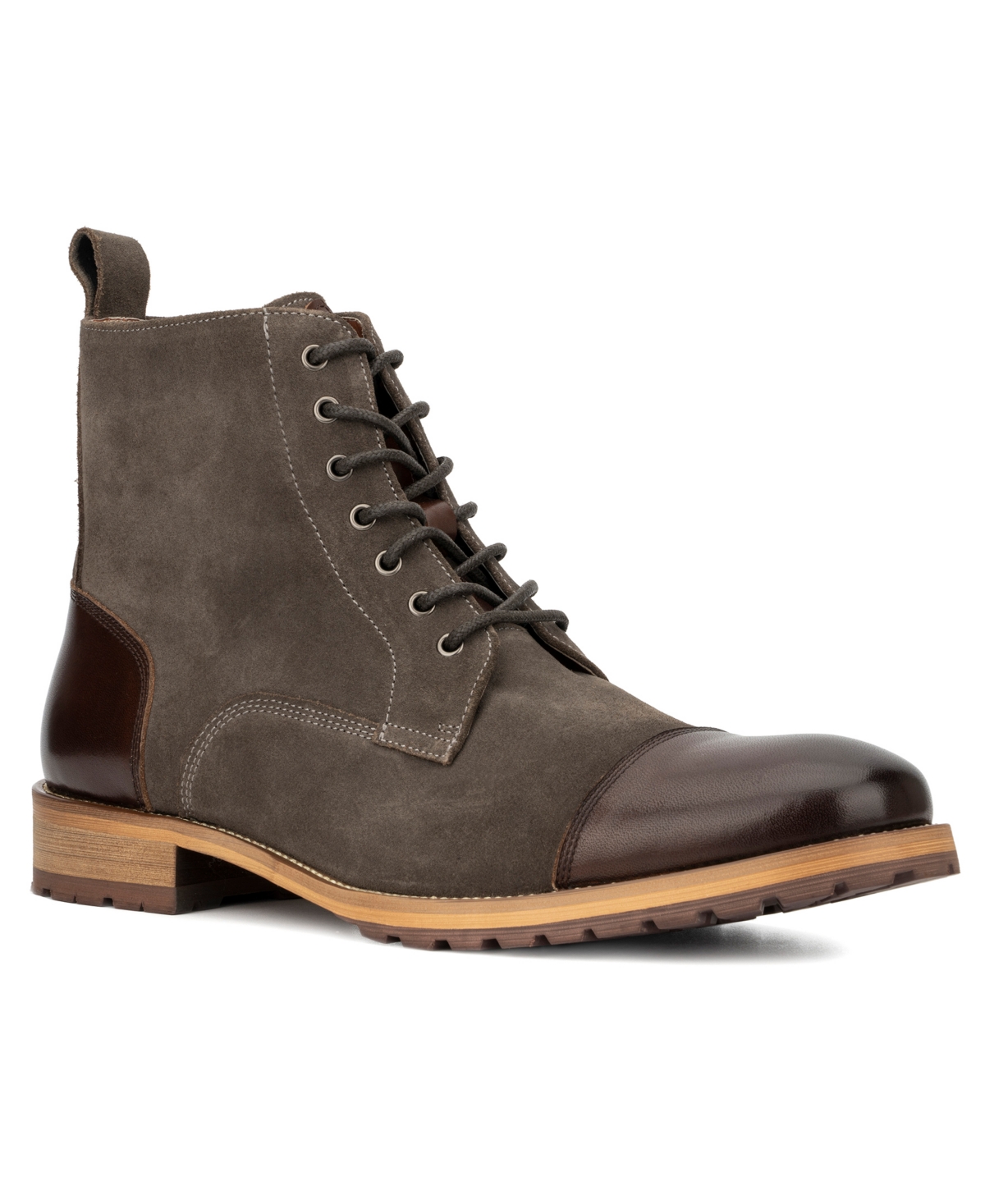 Shop Vintage Foundry Co Men's Seth Lace-up Boots In Gray