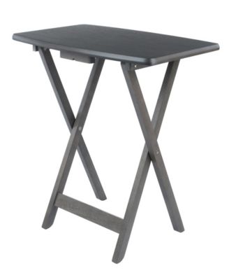 Dorian 5-Piece Wood Snack Table Set