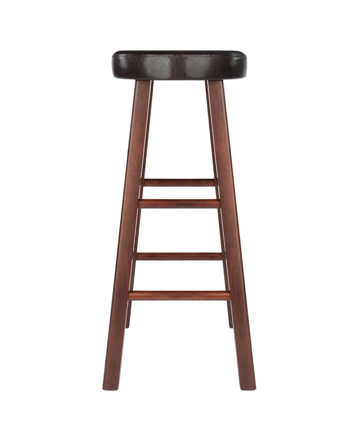 Winsome Maria 2-piece Wood Cushion Seat Bar Stool Set