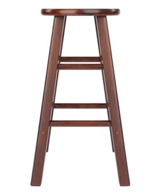 Element 2-Piece Wood Counter Stool Set