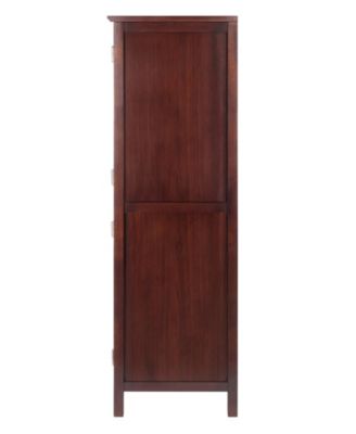 Brooke Jelly 47.44" Wood 2-Section Cupboard