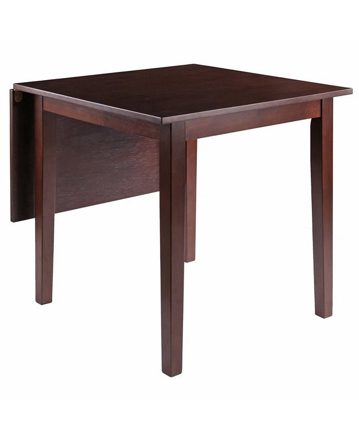 Winsome Perrone 29.13" Wood Drop Leaf Dining Table - Macy's