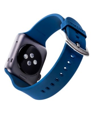 Navy Smooth Silicone Band designed for Apple Watch&reg; 42mm (Series 1-3 only) & 44/45/46/49mm (Ultra & Ultra 2)