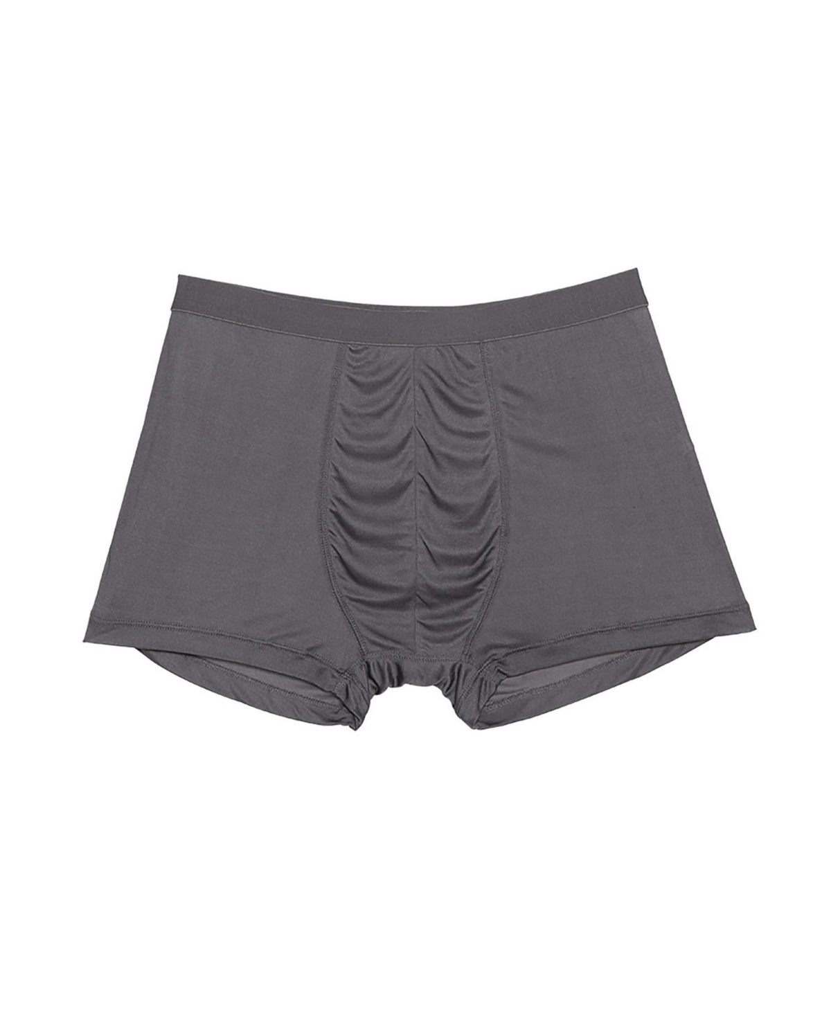 Lilysilk Men's Ultra Soft Comfy Silk Boxer In Dark Gray