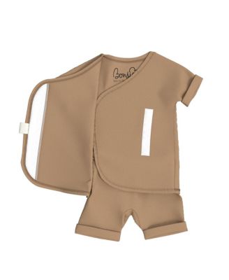 Bonsie Baby Baby Bonsie Skin to Skin, Romper - Mocha