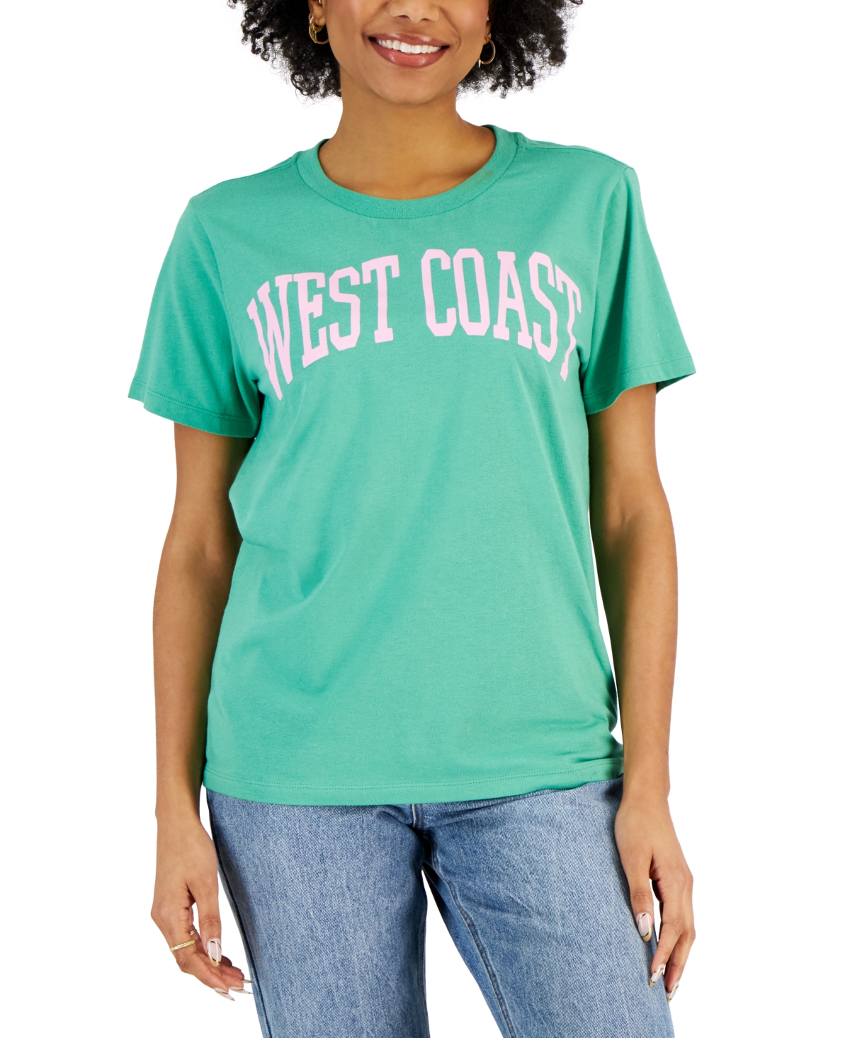 Grayson Threads Black Juniors' West Coast-Graphic T-Shirt