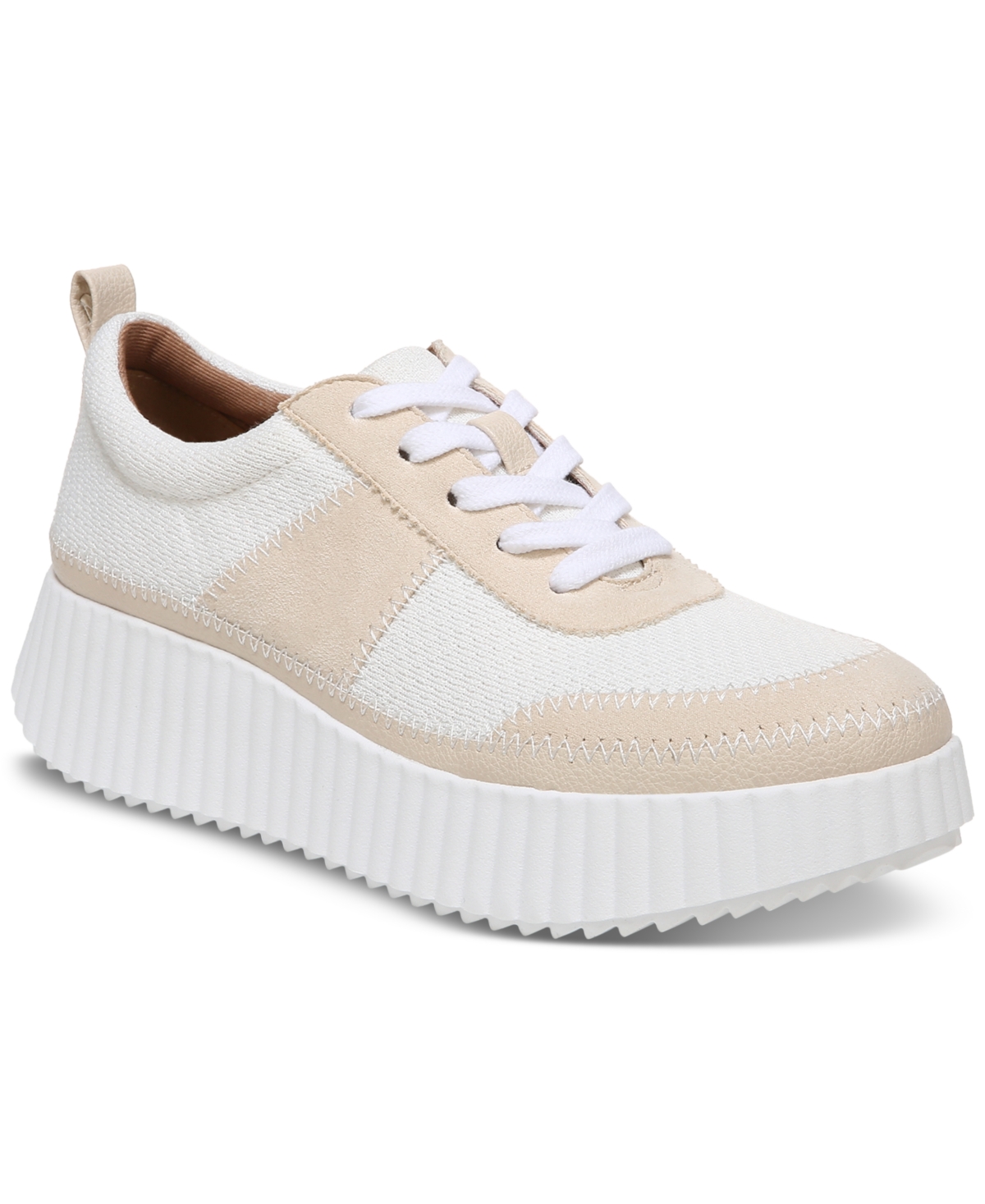 Women's Cooper Lace-Up Platform Sneakers - White Multi
