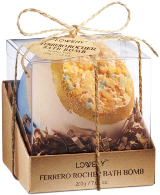 Lovery - Ferrero Rocher Fizzy Bath Bomb, 7 oz.