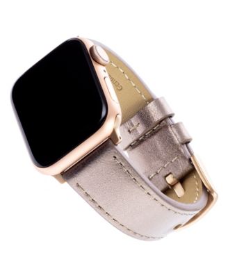 Metallic Genuine Leather Band designed for Apple Watch&reg; 42mm (Series 10) & 38/40/41mm