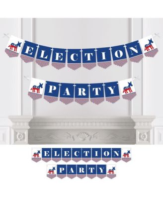 Big Dot Of Happiness Election Democrat Political Election Party Bunting ...