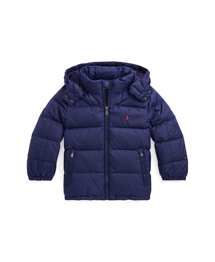 Polo Ralph Lauren Little and Toddler Boys Water-Resistant Down Jacket ...