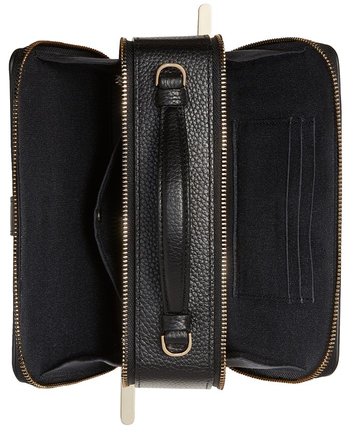 kate spade new york Hudson Pebbled Leather Double Zip Crossbody Macy's