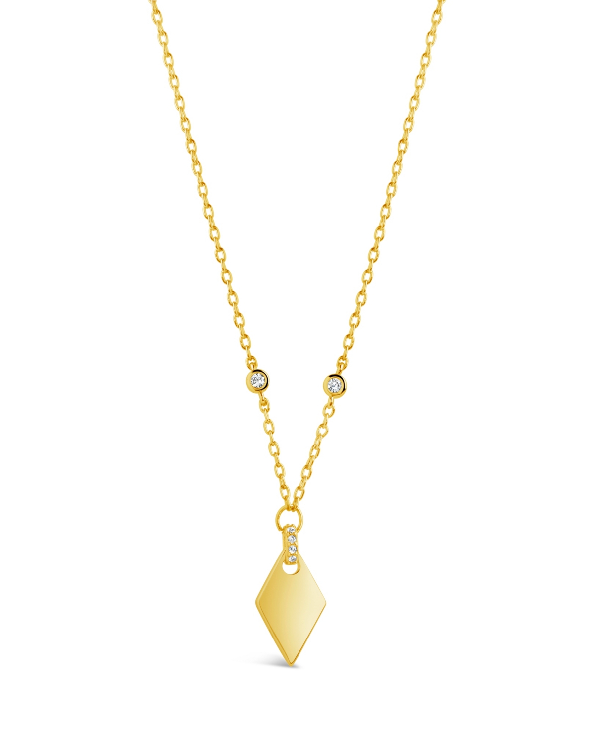 Shop Sterling Forever Louise Pendant Necklace In Gold