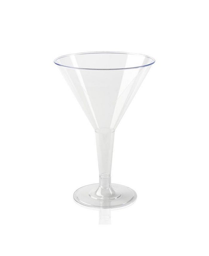 Large Martini BPA-Free Plastic Glasses - 2 Ct.