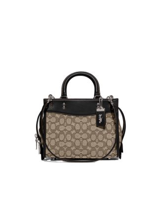 COACH Rogue 25 in Signature Textile Jacquard Satchel Bag - Macy&rsquo;s