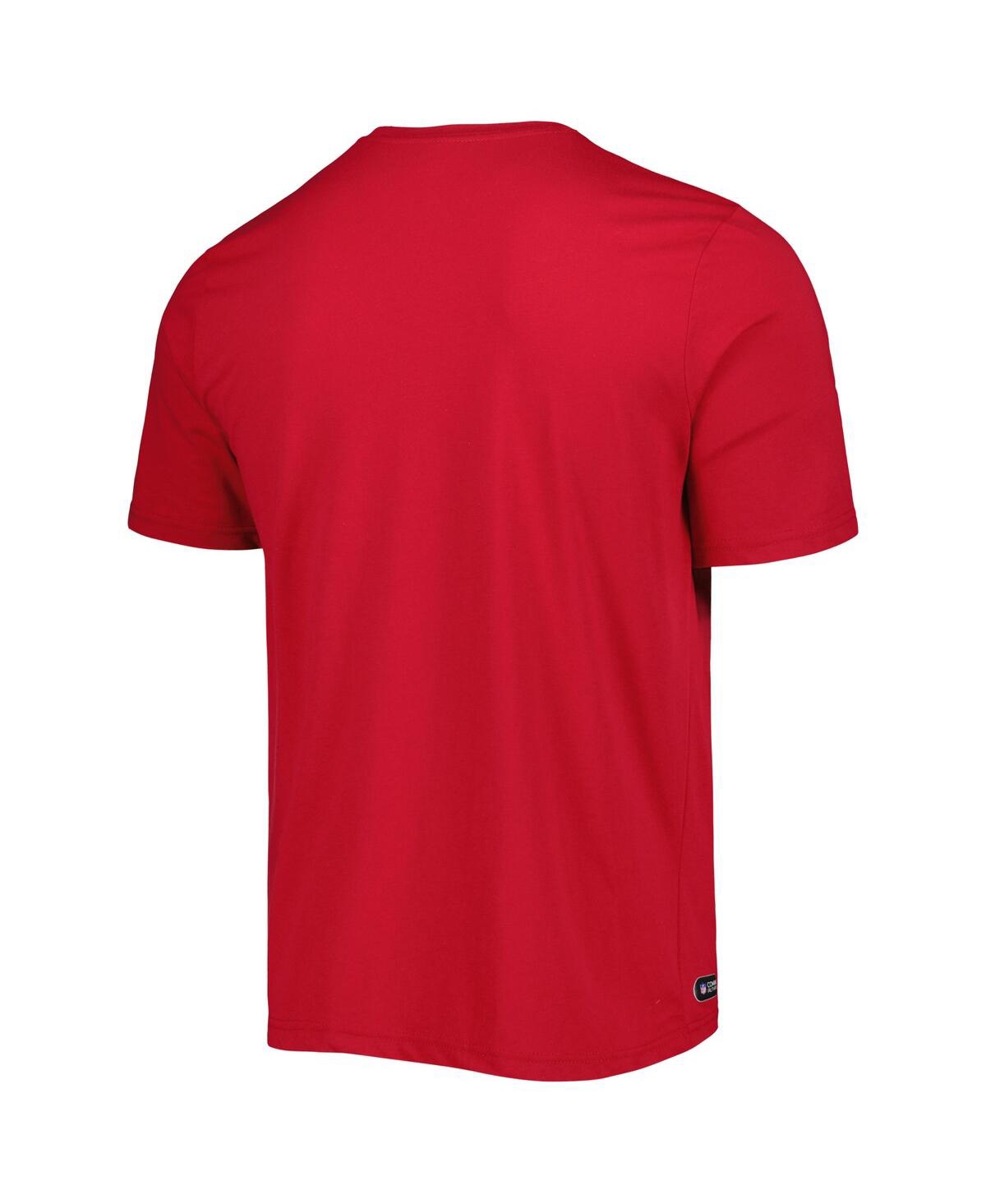 Shop New Era Men's  Cardinal Arizona Cardinals Combine Authentic Training Huddle Up T-shirt
