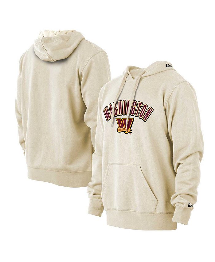 New Era Cream San Francisco 49ers Sideline Chrome Pullover Hoodie