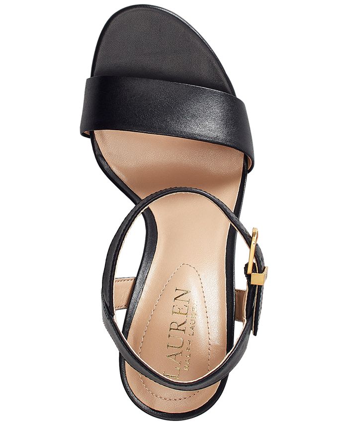 Lauren Ralph Lauren Women's Gwen Ankle-Strap Dress Sandals - Macy's