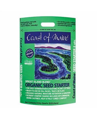 Coast of Maine Sprout Island, Organic Seed Starter, 8 qt - Macy's