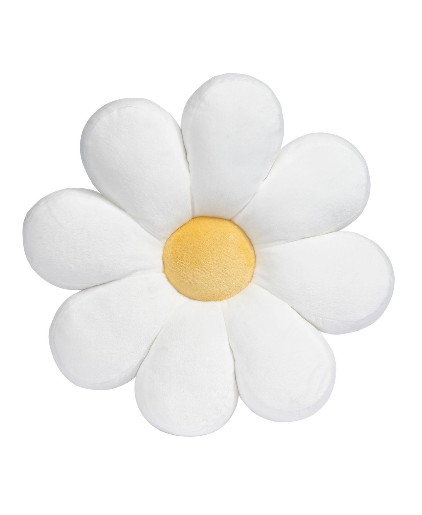 Детская мягкая игрушка Lambs & Ivy Sweet Daisy 12.5" Decorative Pillow Plush, цвет: Белый — фото 1